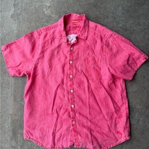 Tommy Bahama Pink Casual Button Down Shirt